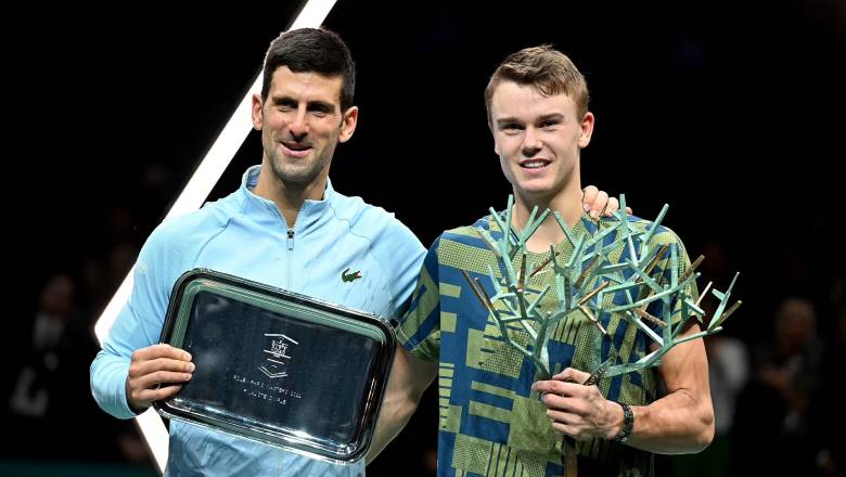 Djokovic ‘hút chết’ ở vòng 3, tái hiện trận chung kết Paris Masters 2022 với Rune - Ảnh 2
