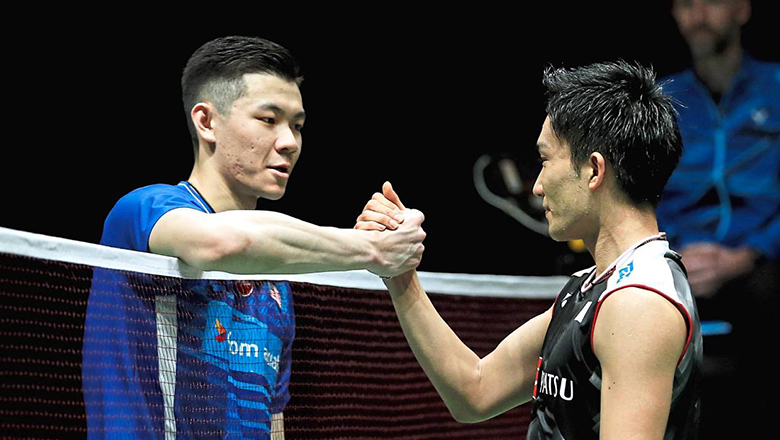 Kento Momota gặp Lee Zii Jia tại vòng 1 giải cầu lông Korea Masters 2023 - Ảnh 1