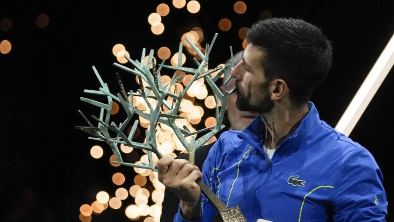 Kết quả tennis ngày 6/11: Djokovic đăng quang tại Paris Masters 2023 - Ảnh 1