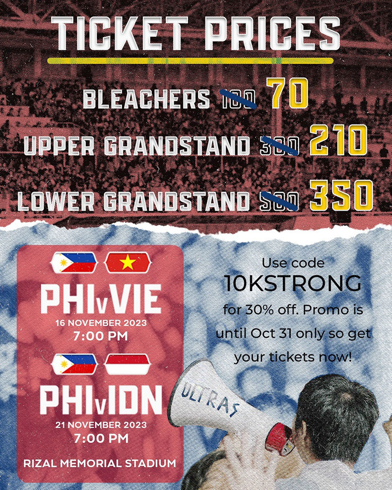 Vé xem trận Việt Nam vs Philippines ‘sale’ kịch sàn, rẻ hơn bát phở nhưng vẫn… ế - Ảnh 1