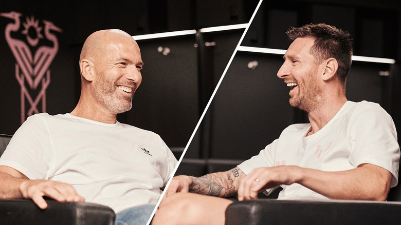 Zidane phỏng vấn Messi: Choáng ngợp với cuộc trò chuyện của 2 huyền thoại - Ảnh 1