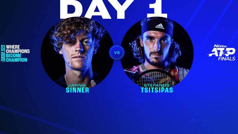 Nhận định tennis Tsitsipas vs Sinner, Vòng bảng ATP Finals - 20h30 ngày 12/11 - Ảnh 1