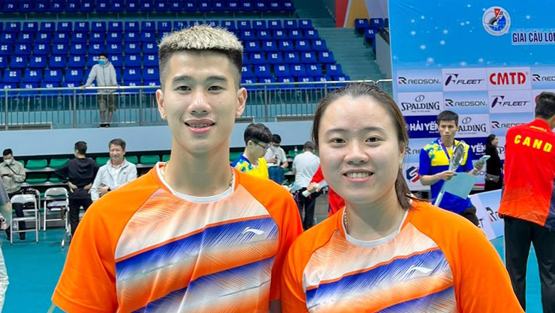 Văn Hải, Vân Anh giành HCB giải cầu lông Vietnam International - Ảnh 1