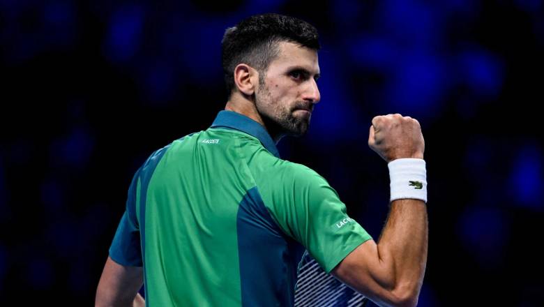 Djokovic thắng nghẹt thở Holger Rune, khởi đầu thuận lợi ở ATP Finals 2023 - Ảnh 1