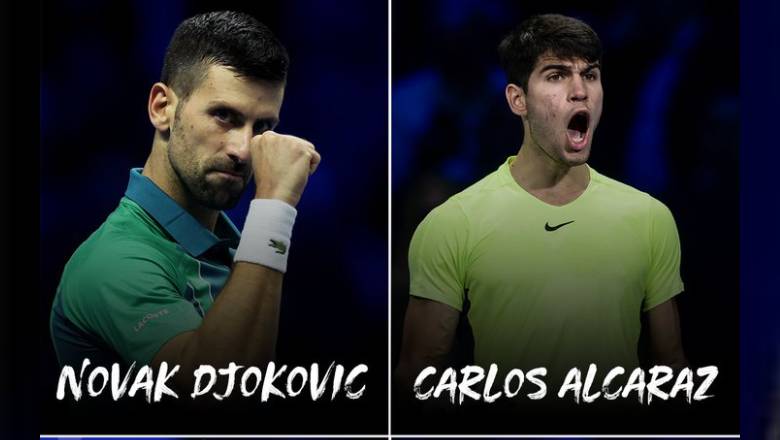 Xem trực tiếp tennis Bán kết ATP Finals 2023 - Djokovic vs Alcaraz trên kênh nào? - Ảnh 1