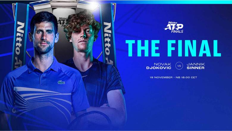 Trực tiếp tennis Djokovic vs Sinner, Chung kết ATP Finals - 00h00 ngày 20/11 - Ảnh 1