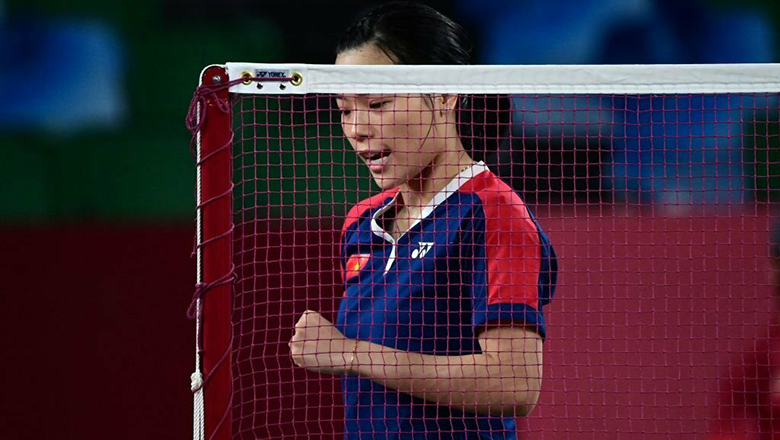 Thùy Linh lập kỳ tích, thắng ngược nhà vô địch Olympic tại vòng 1 China Masters - Ảnh 1
