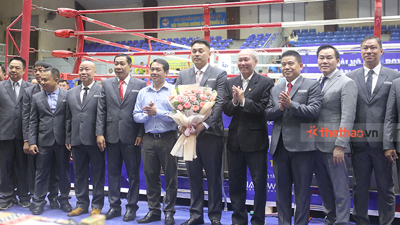 Liên đoàn Boxing Việt Nam nhiệm kỳ 2 ra mắt toàn thể HLV, VĐV trong ngày khai mạc giải vô địch toàn quốc - Ảnh 12