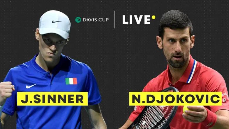 Trực tiếp tennis Djokovic vs Sinner, Bán kết Davis Cup - 21h30 ngày 25/11 - Ảnh 1