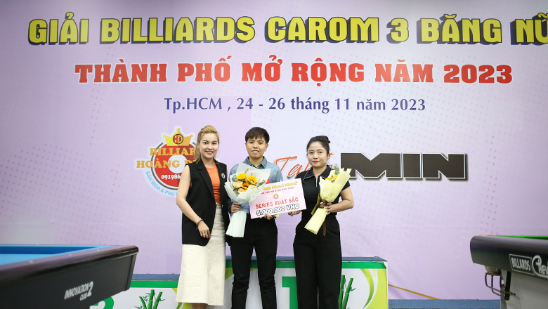 Bích Trâm lập cú đúp danh hiệu tại giải Billiards Carom 3 băng nữ TP.HCM mở rộng 2023  - Ảnh 2