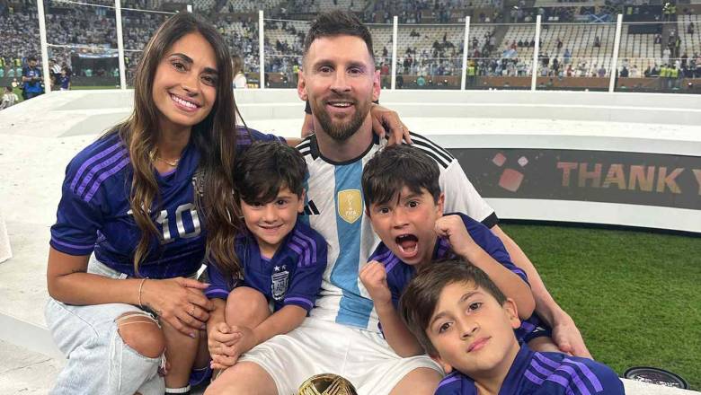 Ba cậu ấm tinh nghịnh nhà Messi: Đã đẹp trai còn đá bóng giỏi, tương lai nối nghiệp bố - Ảnh 4
