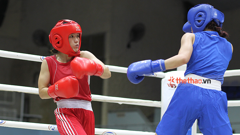 Võ sĩ An Giang thắng thuyết phục tuyển thủ trẻ Ngọc Trân để giành HCV Boxing toàn quốc - Ảnh 4