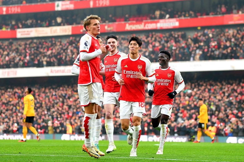 Kết quả bóng đá Arsenal vs Wolves: Đánh nhanh diệt gọn, ung dung trên đỉnh - Ảnh 1