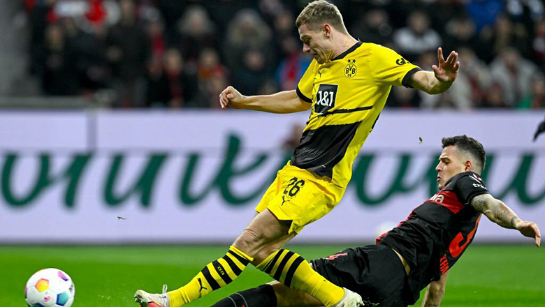 Kết quả bóng đá Leverkusen vs Dortmund: Choáng váng đòn phủ đầu, giữ điểm phút cuối - Ảnh 3