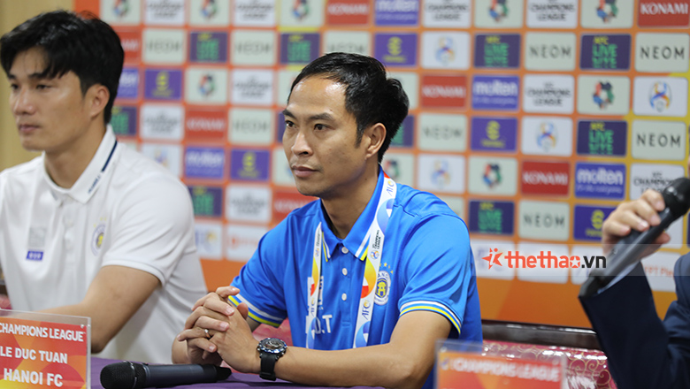 HLV Lê Đức Tuấn tiết lộ chiến thuật giúp Hà Nội FC tạo cú sốc trước nhà ĐKVĐ châu Á - Ảnh 2