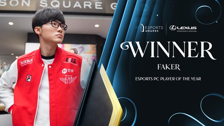 Faker giành giải 'Tuyển thủ Esports xuất sắc nhất năm 2023' - Ảnh 1