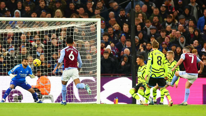 Kết quả bóng đá Aston Villa vs Arsenal: Đòn đau phút thứ 7, xứng danh gã diệt khổng lồ - Ảnh 1