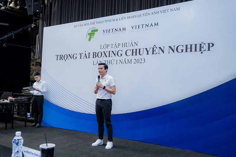 Lớp đào tạo trọng tài Boxing chuyên nghiệp đầu tiên của Liên đoàn Quyền anh Việt Nam: Hướng đến tương lai - Ảnh 7