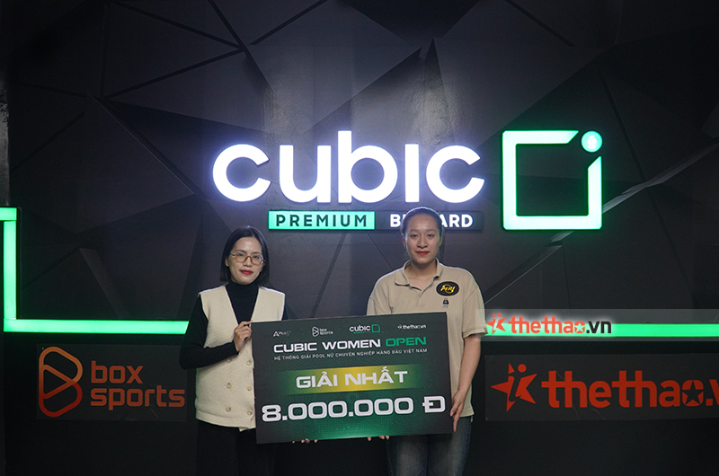 Dương Yến Vi đánh bại Đoàn Thị Ngọc Lệ, lên ngôi vô địch Cubic Women Open 2023 - Mùa 2 - Ảnh 2