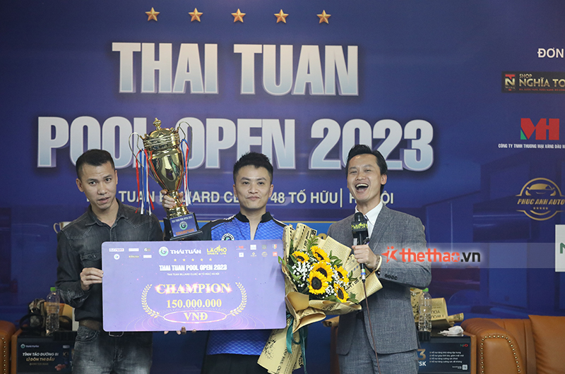Đỗ Thế Kiên thăng hoa trước Bùi Trường An, giành chức vô địch Thái Tuấn Pool Open - Ảnh 1