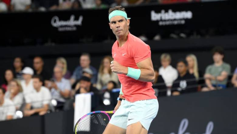 Nadal thắng dễ Dominic Thiem, vào vòng 2 Brisbane International 2024 - Ảnh 1