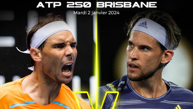 Trực tiếp tennis Nadal vs Thiem, Vòng 1 Brisbane International - 15h30 ngày 2/1 - Ảnh 1