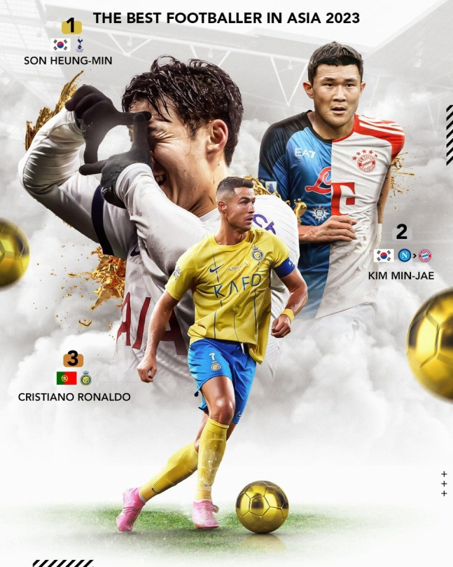 Bỏ xa Ronaldo, Son Heung Min giành Quả bóng vàng châu Á thứ 7 liên tiếp - Ảnh 1