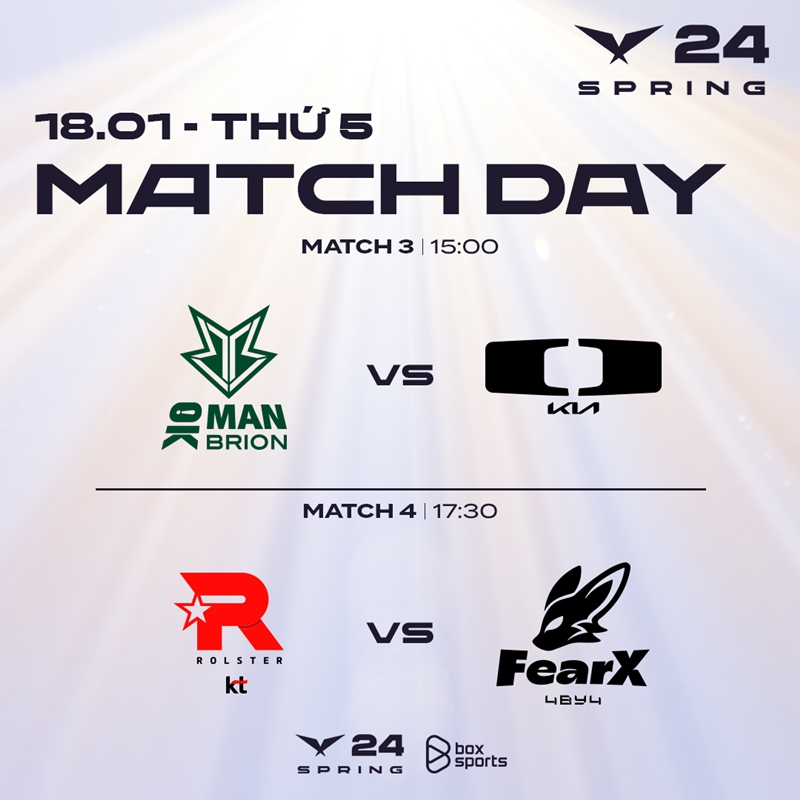 Trực tiếp LCK mùa Xuân 2024 tuần 1 ngày 2: BRO vs DK, KT vs FOX - Ảnh 1