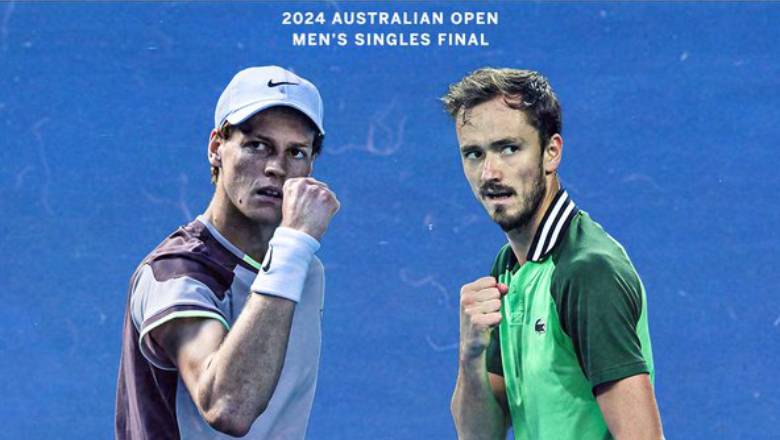 Lịch thi đấu tennis Chung kết Úc Mở rộng 2024: Medvedev gặp Sinner khi nào? - Ảnh 1