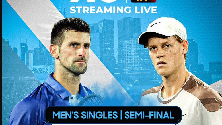Trực tiếp tennis Djokovic vs Sinner, Bán kết Úc Mở rộng - 10h30 ngày 26/1 - Ảnh 1