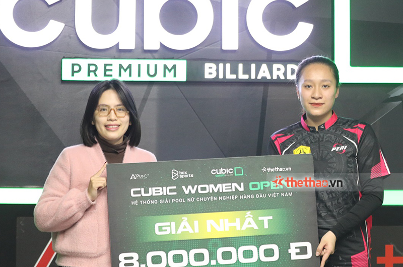 Dương Yến Vi thắng nghẹt thở Ngọc Lệ, bảo vệ thành công chức vô địch Cubic Women Open - Ảnh 3