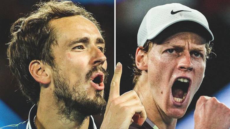 Trực tiếp tennis Medvedev vs Sinner, Chung kết Úc Mở rộng - 15h30 ngày 28/1 - Ảnh 1