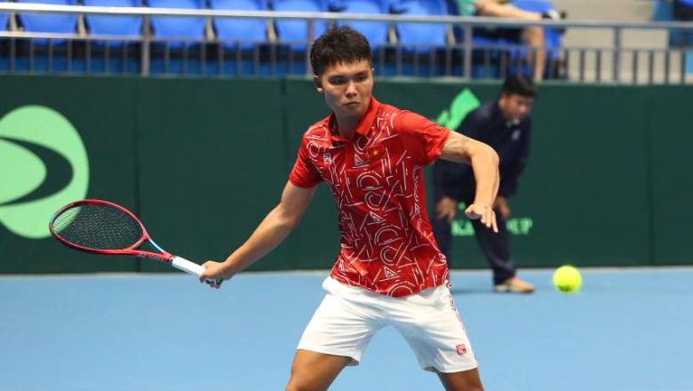 Play-off Davis Cup ngày 1: Hoàng Nam thắng trận ra quân, Linh Giang gặp vấn đề về sức khỏe - Ảnh 2