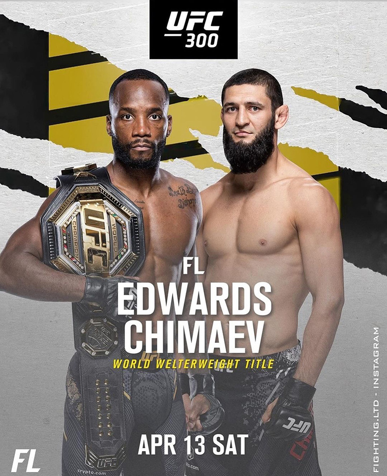 Khamzat Chimaev chạm trán Leon Edwards tại UFC 300? - Ảnh 1