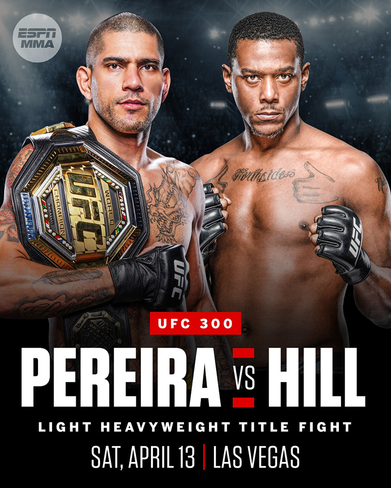 Alex Pereira bảo vệ đai trước Jamahal Hill tại UFC 300 - Ảnh 2