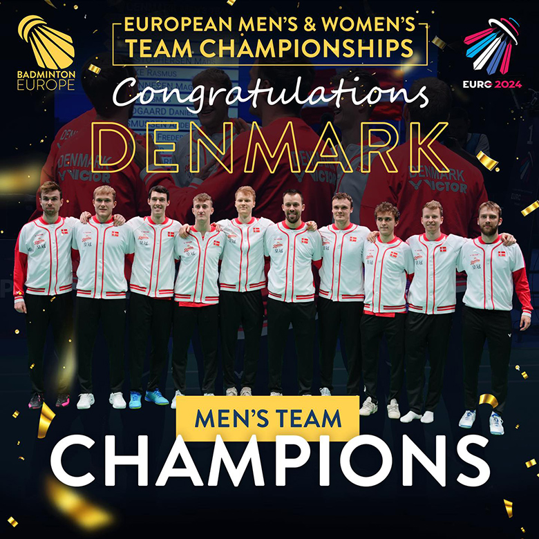 Đan Mạch giành cú đúp vô địch giải cầu lông đồng đội châu Âu - Ảnh 1