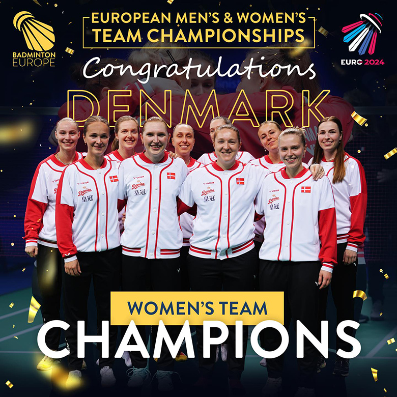 Đan Mạch giành cú đúp vô địch giải cầu lông đồng đội châu Âu - Ảnh 2