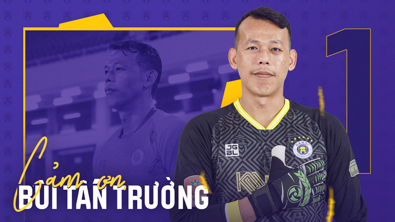 Thủ môn Tấn Trường bất ngờ rời Hà Nội FC sau 4 năm - Ảnh 1