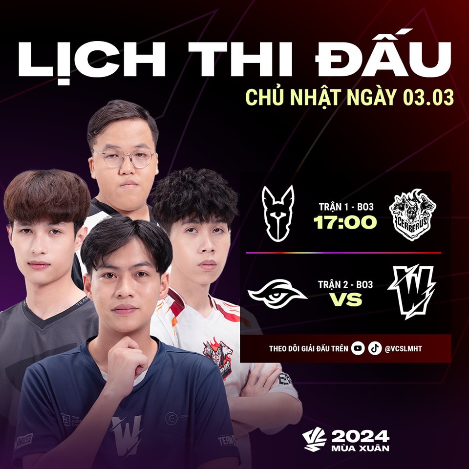 Trực tiếp VCS 2024 mùa Xuân tuần 6 ngày 4: RW vs CES, TW vs TS - Ảnh 1