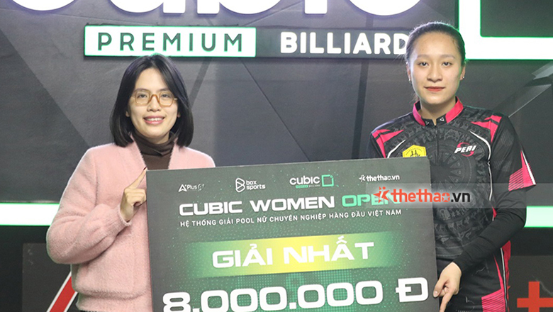 Dương Yến Vi không đặt mục tiêu khi thi đấu quốc tế, đánh giá cao hệ thống giải Cubic Women Open - Ảnh 1
