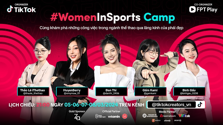 Tôn vinh sự đóng góp của phụ nữ trong thể thao, Tiktok khởi động chiến dịch #WomenInSports - Ảnh 1