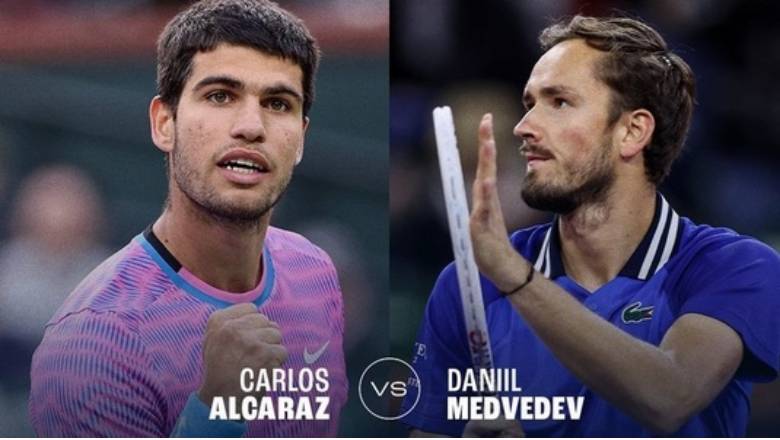 Kết quả tennis hôm nay 17/3: Alcaraz và Medvedev giành vé vào chung kết - Ảnh 1