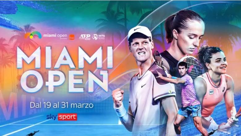 Link xem trực tiếp tennis Miami Open 2024 đơn Nam Nữ hôm nay - Ảnh 1