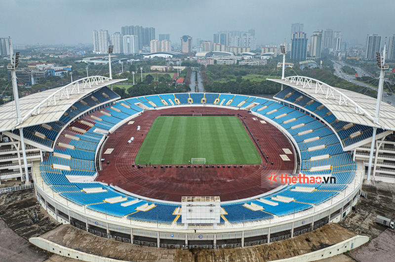 Sân Mỹ Đình cỏ xanh mướt, sẵn sàng cho đại chiến Việt Nam vs Indonesia - Ảnh 8