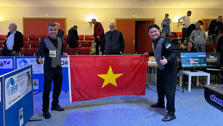 ĐT carom 3 băng Việt Nam giành chức vô địch đồng đội thế giới 2024 - Ảnh 2