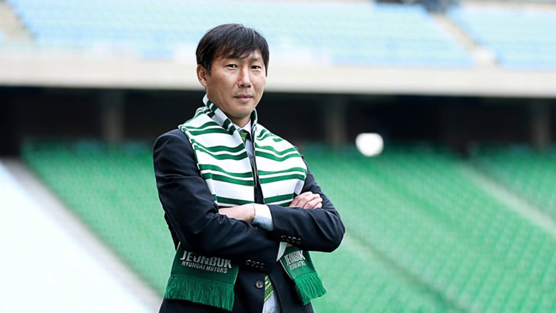 HLV Kim Sang Sik từng vô địch K.League cùng Jeonbuk Huyndai Motor