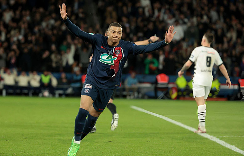 Kylian Mbappe 'làm tất ăn cả’, đưa PSG vào chung kết Cúp Quốc gia Pháp - Ảnh 2