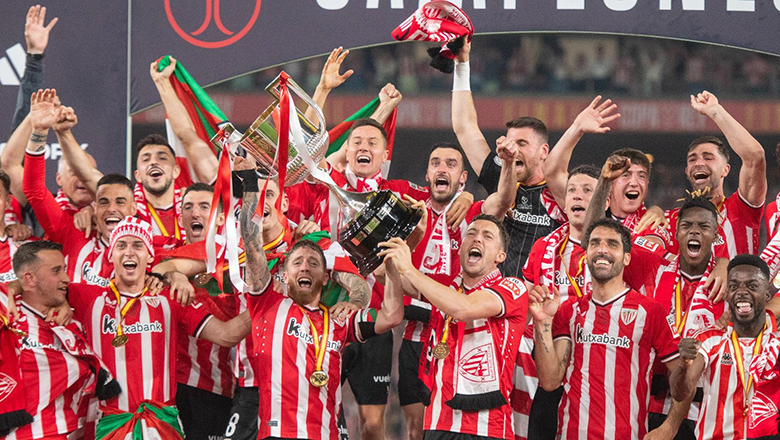 Athletic Bilbao vô địch Cúp nhà vua Tây Ban Nha sau loạt sút luân lưu cân não - Ảnh 1