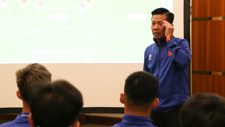 HLV Hoàng Anh Tuấn không đặt áp lực cho U23 Việt Nam trong trận gặp Jordan - Ảnh 1