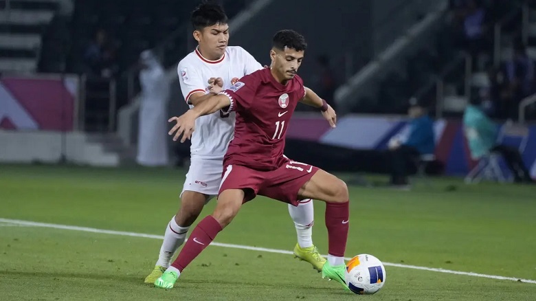 Kết quả bóng đá U23 Qatar vs U23 Indonesia: Trận thua ấm ức - Ảnh 1